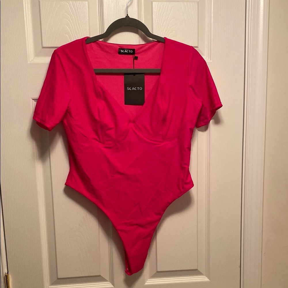 Scacto Pink Bodysuit…size XL